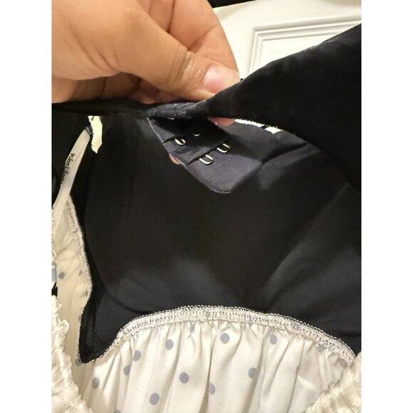 NEW For Love & Lemons Marcella Girlhood White Coquette Lolita Dress Size XS - Picture 11 of 13